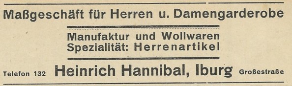 Gewerbliche Anzeige 1930