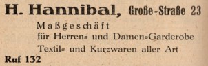 Werbung um 1949