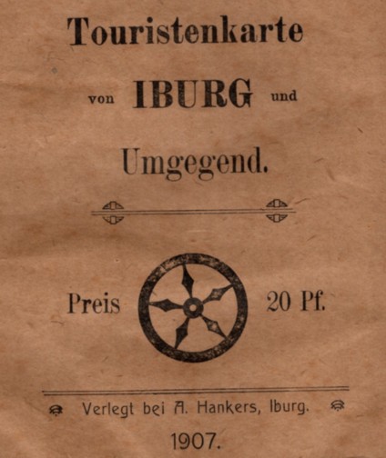 Papierschuber fr die Touristenkarte