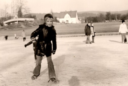 Winterfreuden auf dem Charlottensee, Winter 1972/73