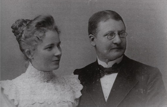 Johanna und Christian Dütting, 1900