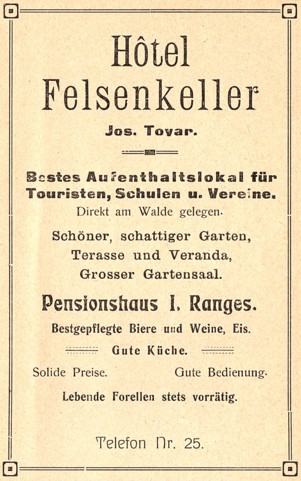 Gewerbliche Werbung um 1920