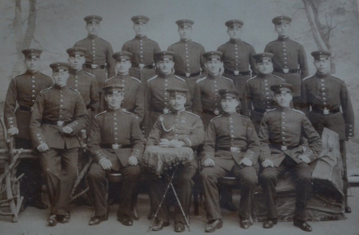 Ausbildung bei der 3. Kompanie des 1. Hannoverschen Infanterie-Regiments Nr. 74 in Hannover, 1899