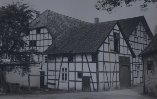 Ansicht von der Hofseite vor dem Umbau 1963