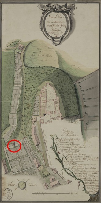 General-Plan von der vormaligen Bischflichen Residenz zu Iburg, 1776