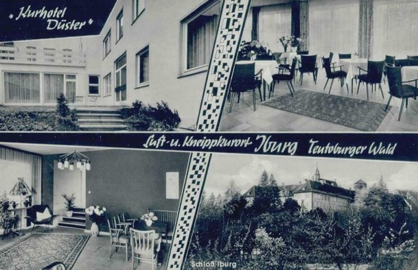 Ansichtskarte Kurhotel Dster, gelaufen 1965