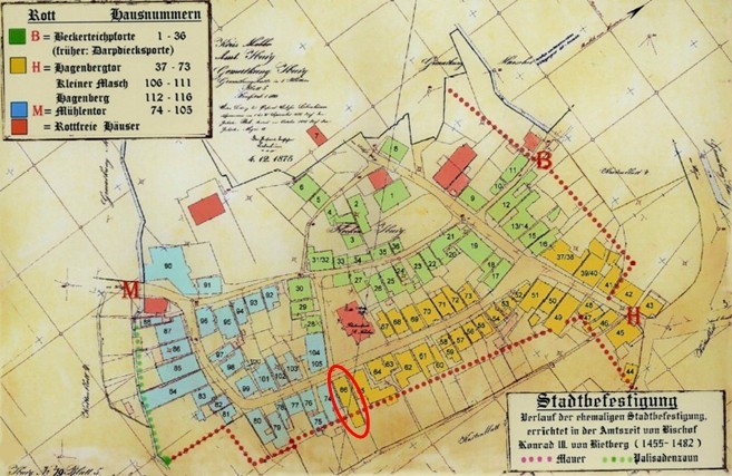 Plan vom 4. Dezember 1875