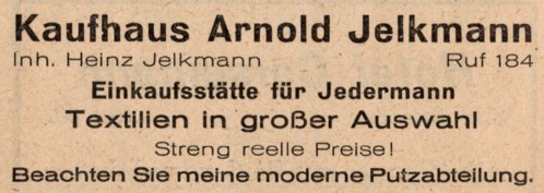 gewerbliche Anzeige 1949