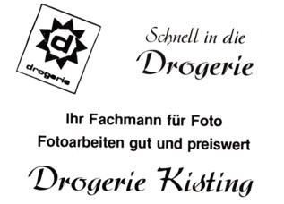 Werbung Kisting 1982