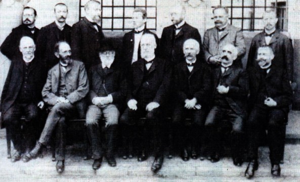 Kollegium des Ratsgymnasiums 1908