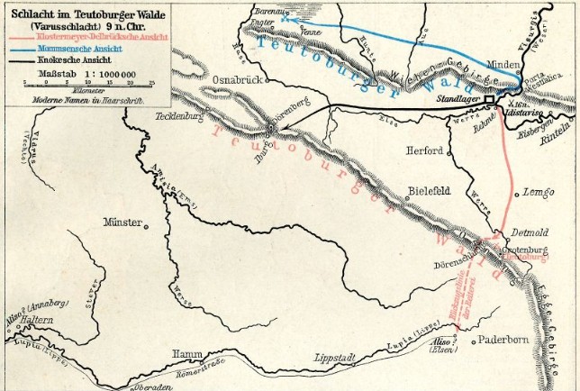 Die "Schlacht im Teutoburger Wald" 