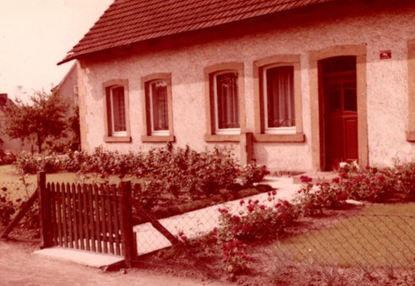 Ansicht des Wohnhauses 1960