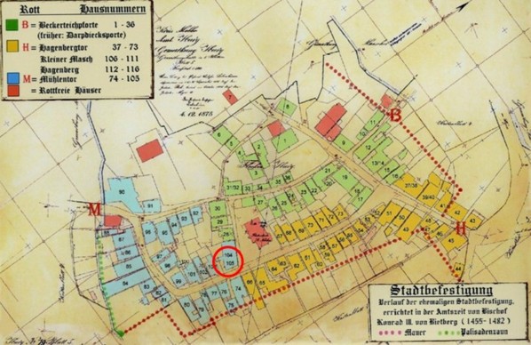 Plan von 1875