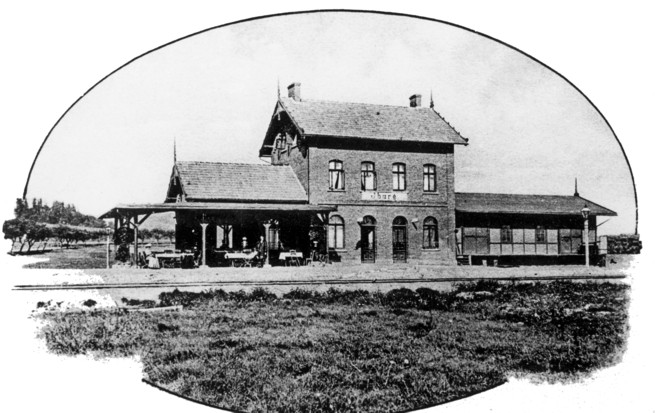 Bahnhof Iburg, 1901