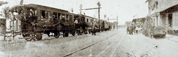 Eröffnungsfeierlichkeiten im Bahnhof Iburg, 19. Juli 1901