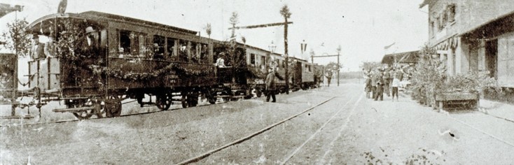 Erffnungsfeierlichkeiten im Bahnhof Iburg, 19. Juli 1901