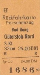 Edmondsonsche Fahrkarte